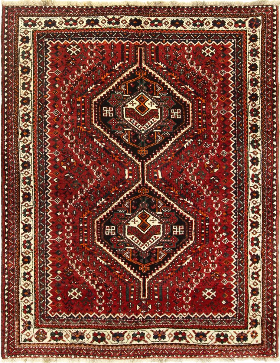 Persisk matta Ghashghai 209x160 209x160, Persisk matta Knuten för hand