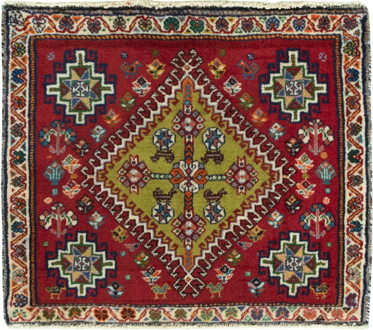 Persian Rug Shiraz 53x63 53x63, Persian Rug Knotted by hand