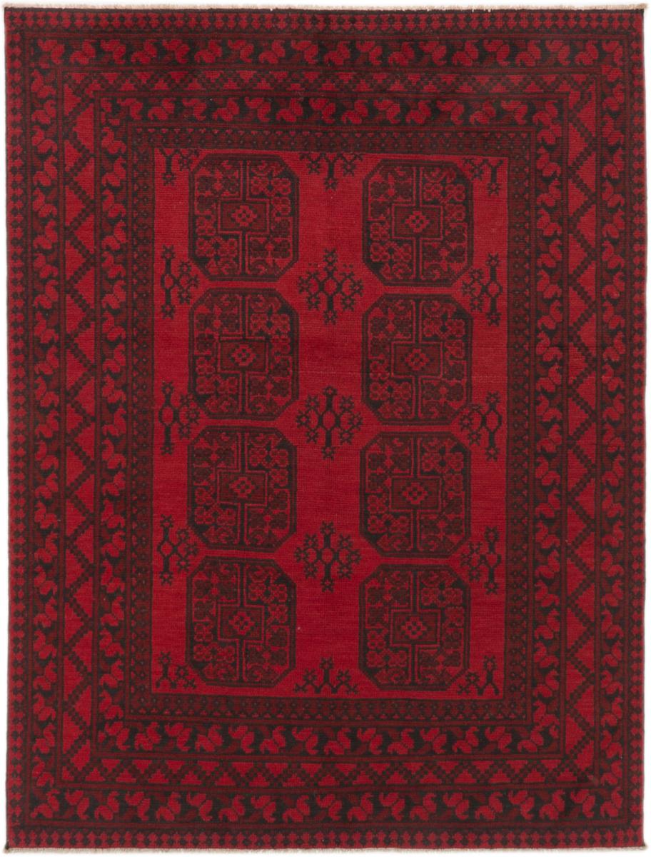 Tapete afegão Afegão Akhche 198x150 198x150, Tapete persa Atado à mão