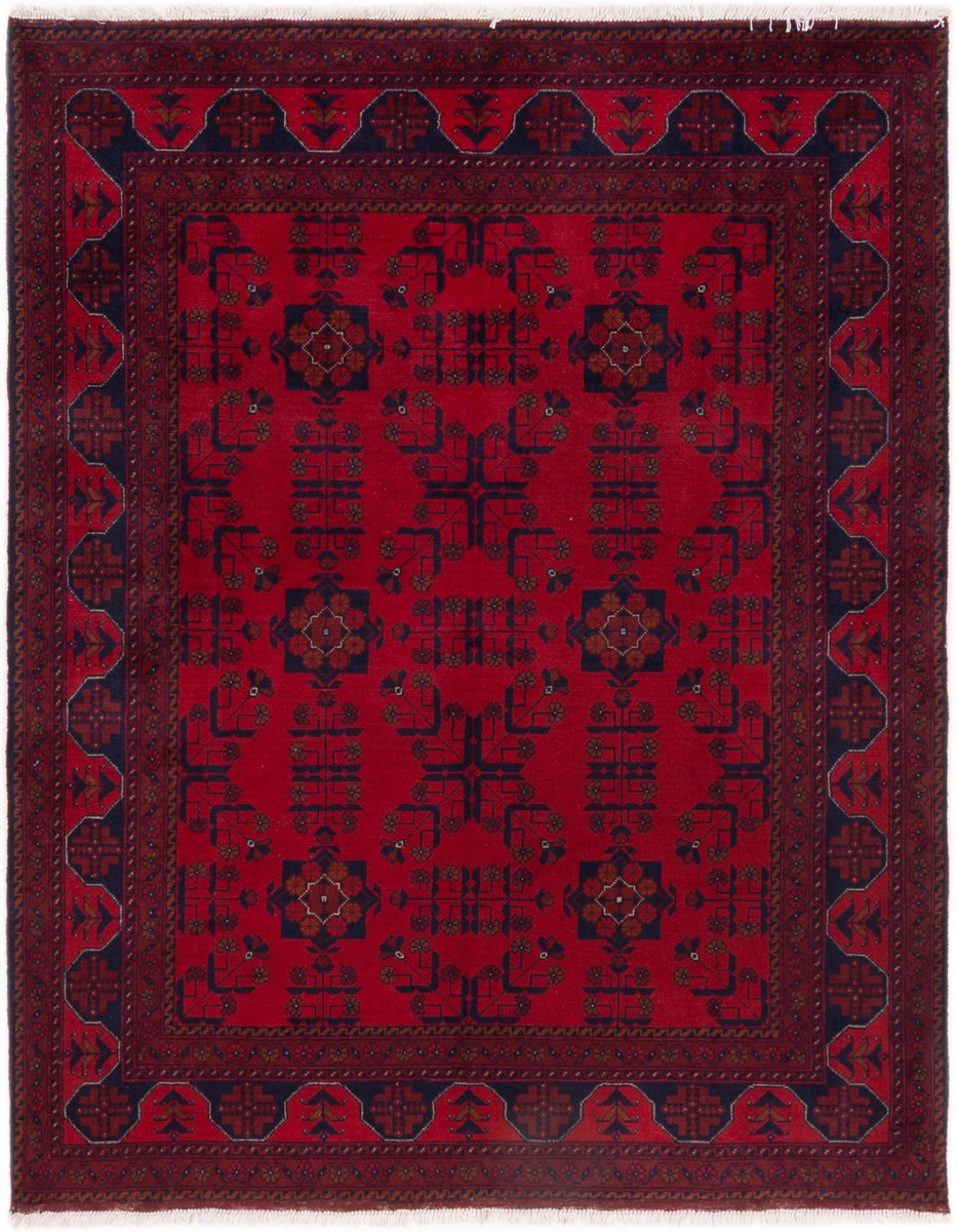 Afghaans tapijt Khal Mohammadi 198x158 198x158, Perzisch tapijt Handgeknoopt