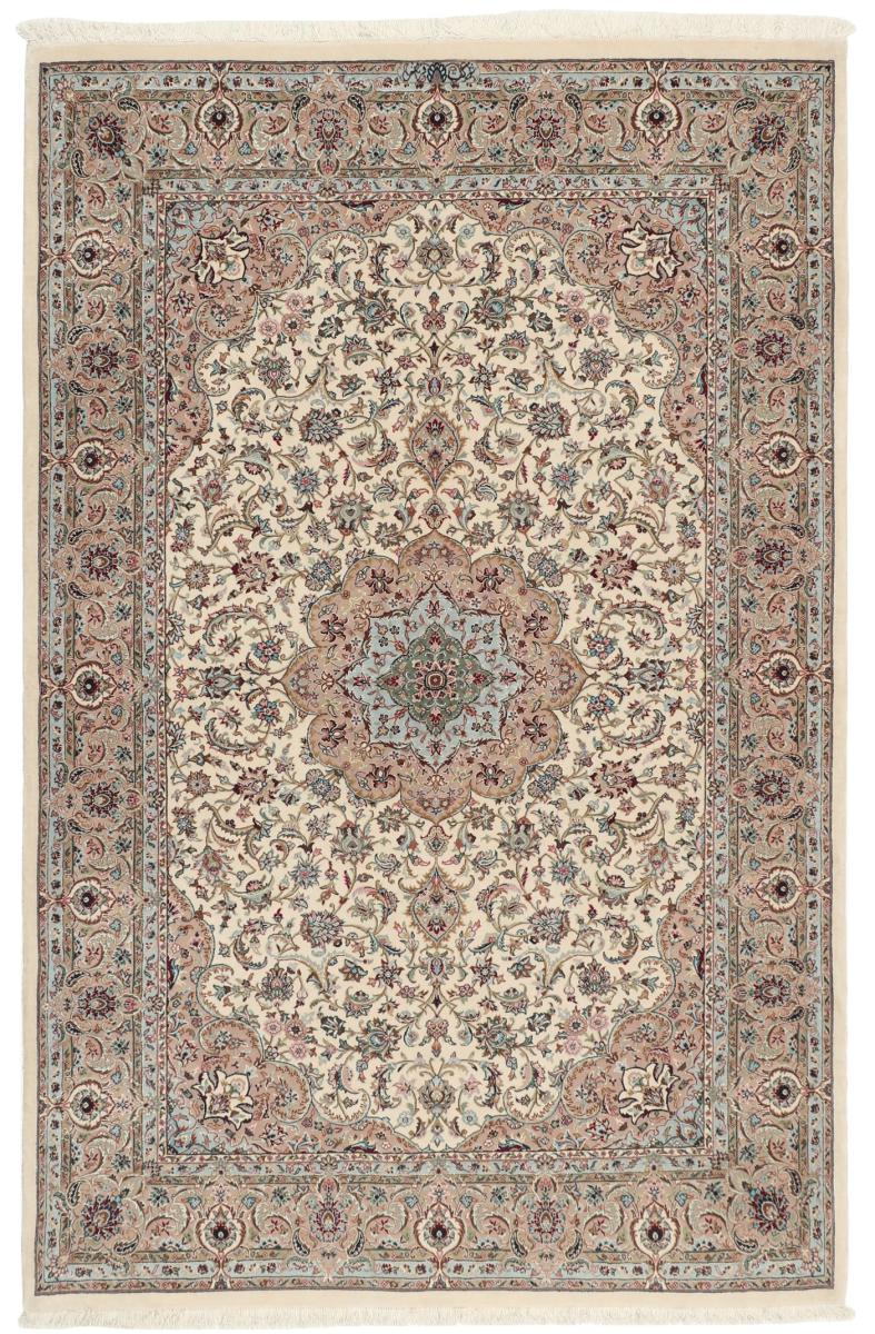 Persisk matta Qum Sherkat Silkesvarp 191x123 191x123, Persisk matta Knuten för hand