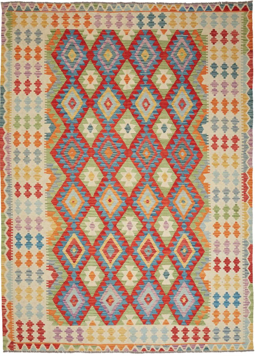 Tapete afegão Kilim Afegão 290x201 290x201, Tapete persa Tecido à mão