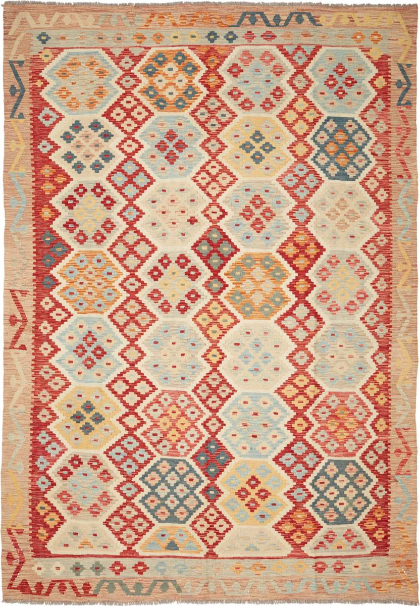 Tapete afegão Kilim Afegão 293x205 293x205, Tapete persa Tecido à mão