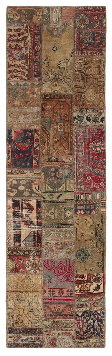 Persisk matta Patchwork 310x86 310x86, Persisk matta Knuten för hand