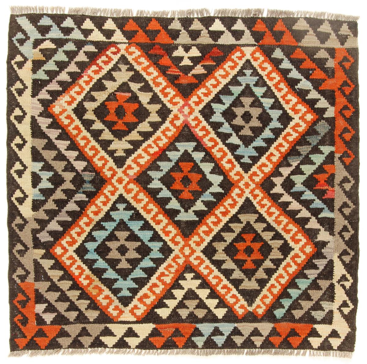 Tapete afegão Kilim Afegão Heritage 94x100 94x100, Tapete persa Tecido à mão