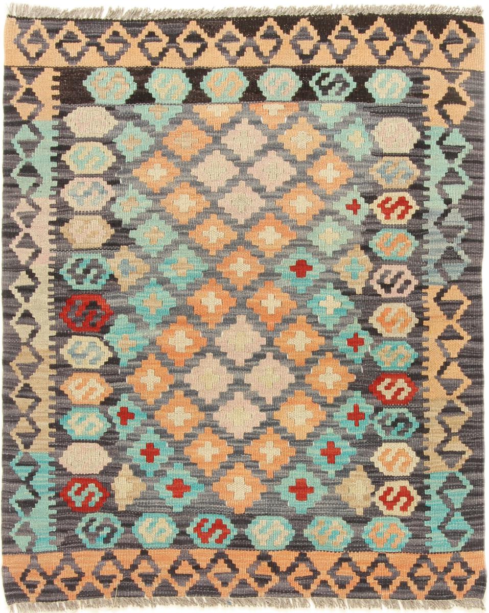 Tapete afegão Kilim Afegão Heritage 102x86 102x86, Tapete persa Tecido à mão