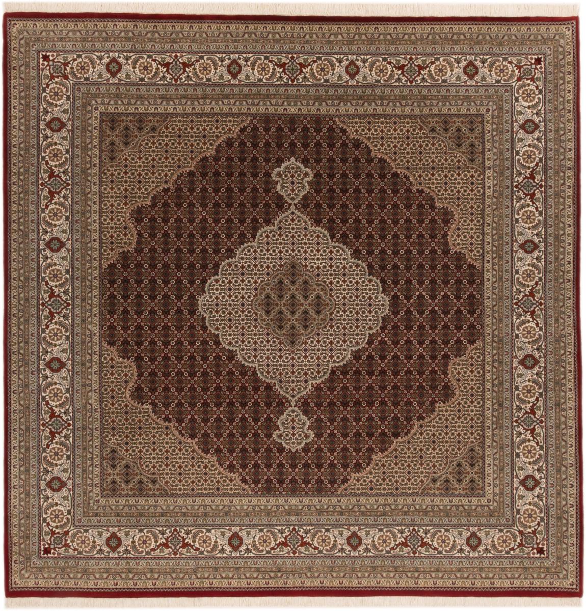 Intialainen matto Indo Tabriz 253x255 253x255, Persialainen matto Solmittu käsin