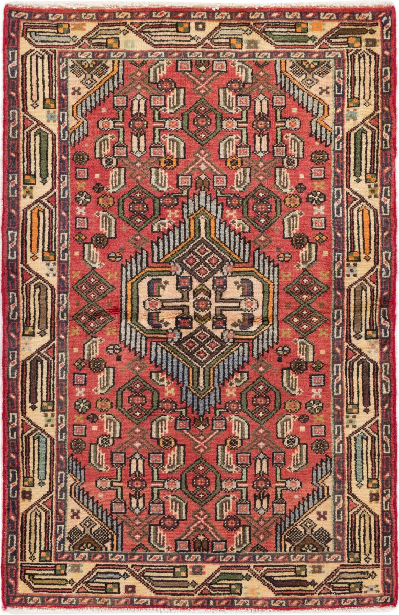 Persian Rug Hamadan 128x86 128x86, Persian Rug Knotted by hand