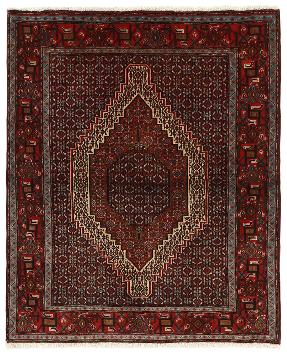 Perzisch tapijt Senneh 151x125 151x125, Perzisch tapijt Handgeknoopte