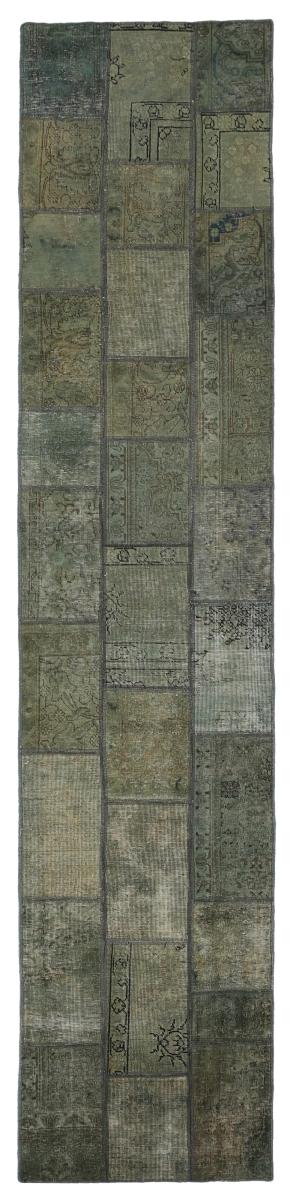 Persisk matta Patchwork 408x85 408x85, Persisk matta Knuten för hand