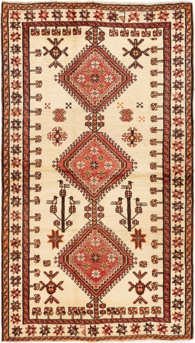Tapis persan Persan Gabbeh Ghashghai 227x130 227x130, Tapis persan Noué à la main