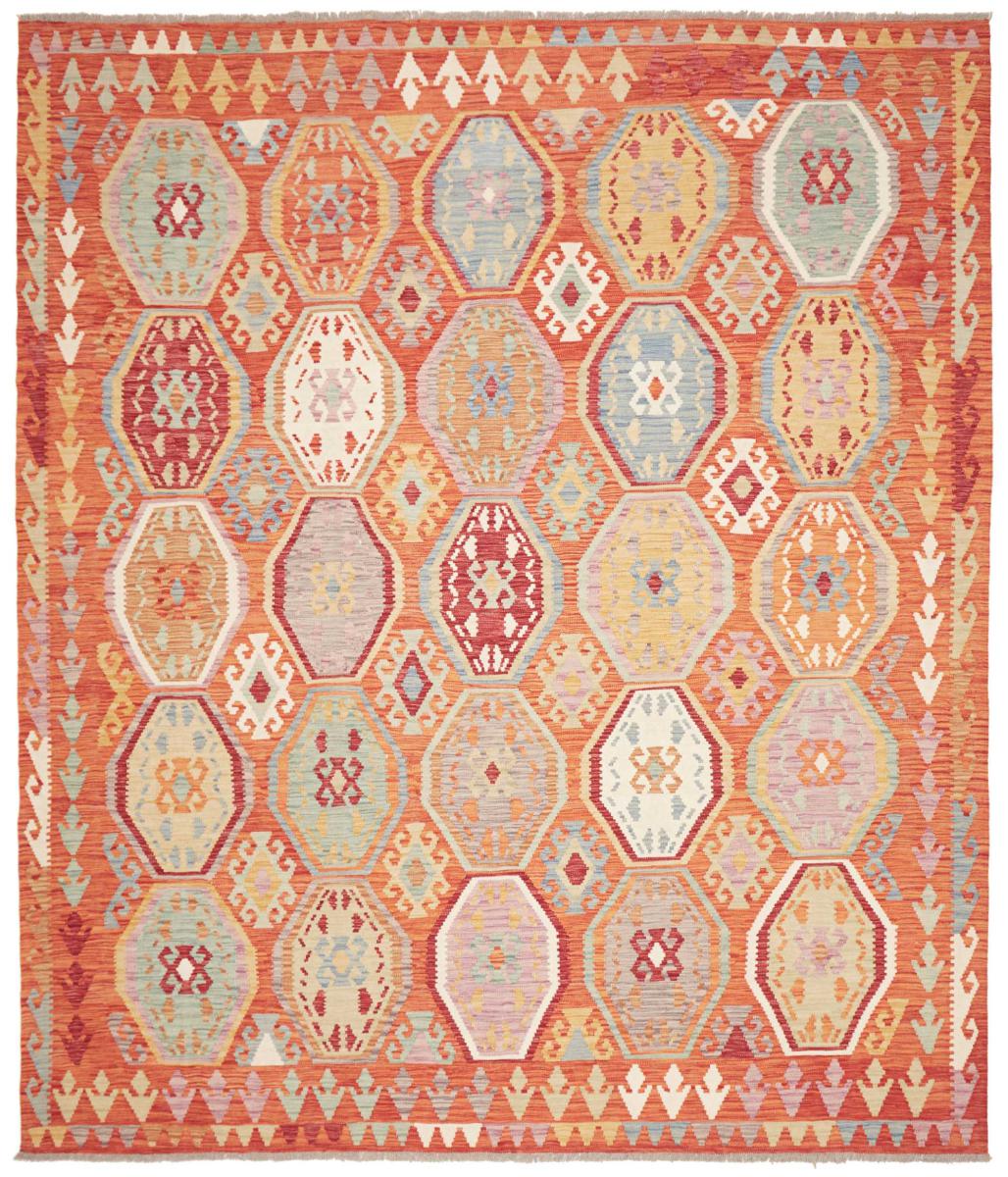 Dywan afgański Kilim Afghan 297x254 297x254, Dywan perski Ręcznie tkane