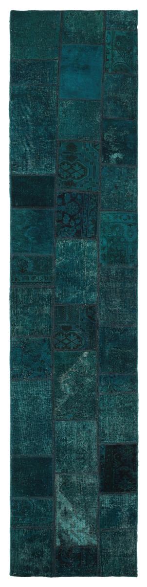 Persisk matta Patchwork 409x84 409x84, Persisk matta Knuten för hand