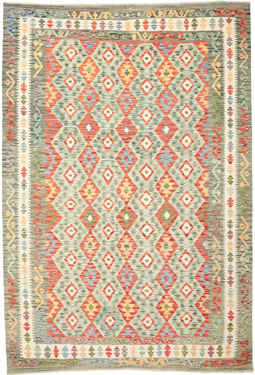 Alfombra afgana Kilim  Afghan 293x203 293x203, Alfombra persa Tejido a mano