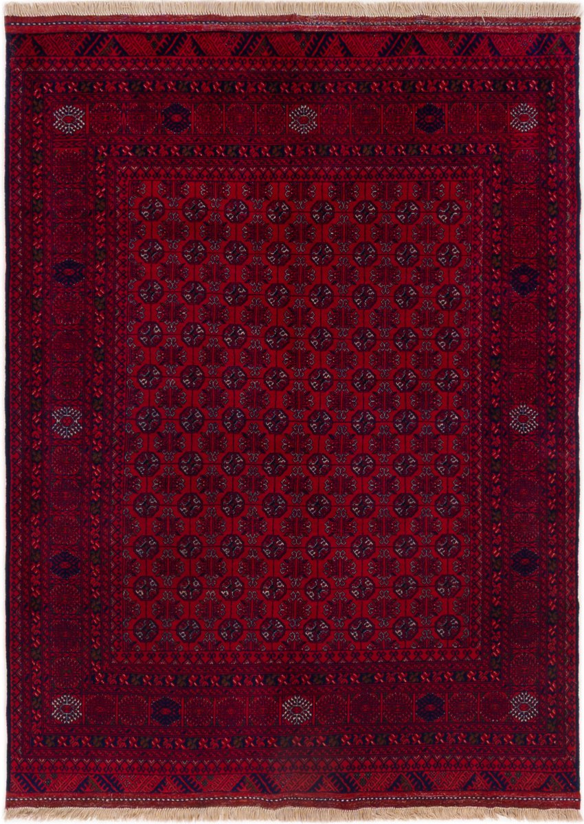 Tapis afghan Afghan Mauri 196x145 196x145, Tapis persan Noué à la main