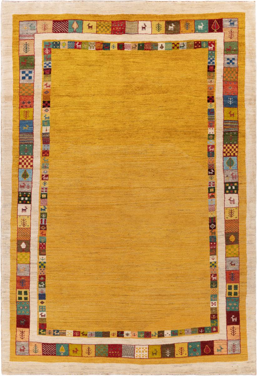 Tapis persan Persan Gabbeh Loribaft 296x205 296x205, Tapis persan Noué à la main