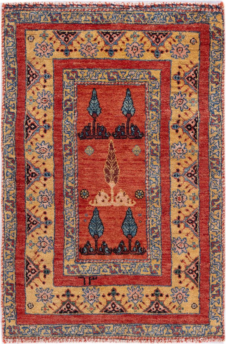 Persian Rug Persian Gabbeh Loribaft Z 87x57 87x57, Persian Rug Knotted by hand