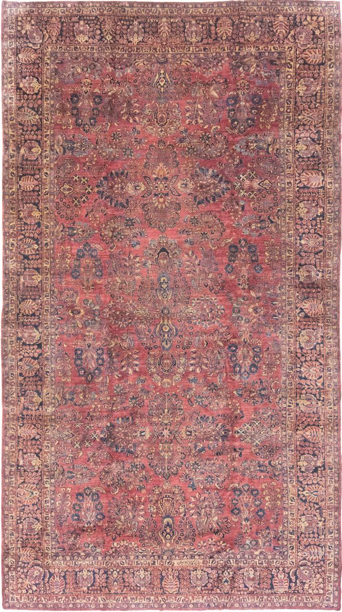 Alfombra persa American Sarough Antiguo 544x304 544x304, Alfombra persa Anudado a mano