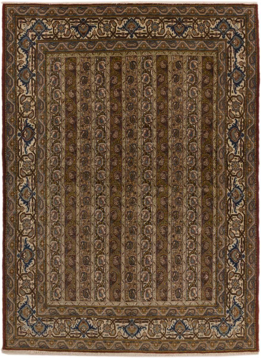 Tapis persan Ghom 198x145 198x145, Tapis persan Noué à la main