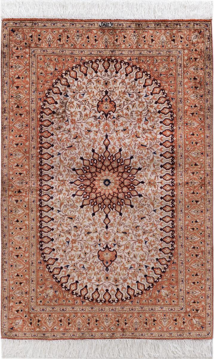 Perserteppich Ghom Seide 115x76 115x76, Perserteppich Handgeknüpft