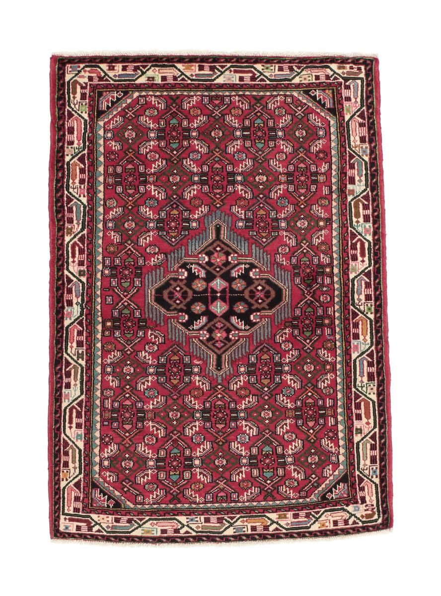 Persian Rug Hamadan 145x99 145x99, Persian Rug Knotted by hand