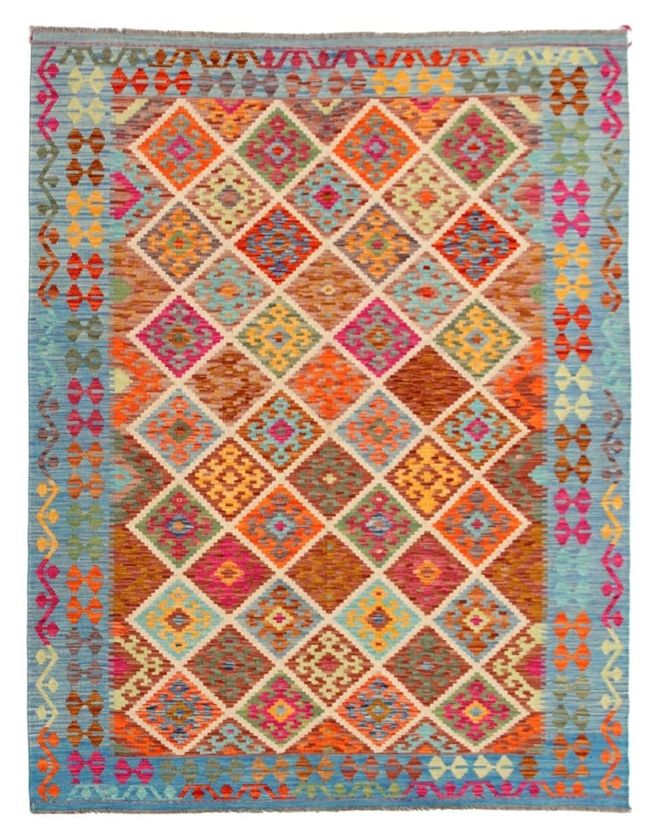 Afghan rug Kilim Afghan 8'2"x6'0" 8'2"x6'0", Persian Rug Woven by hand