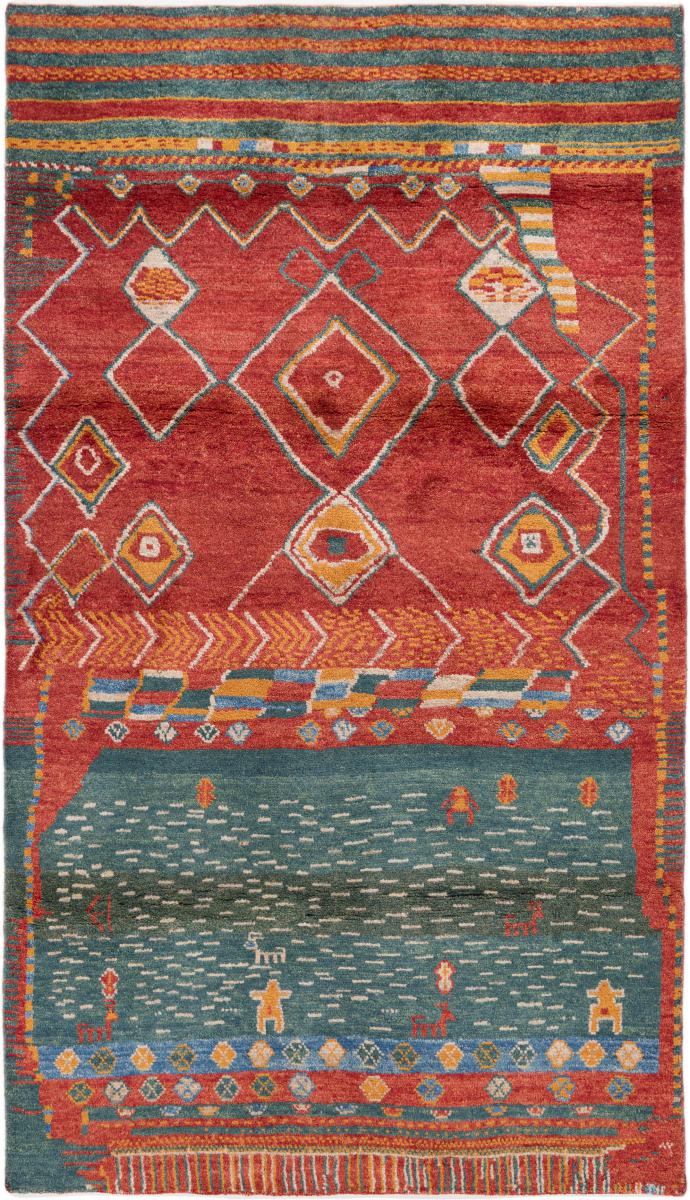 Persian Rug Persian Gabbeh 206x117 206x117, Persian Rug Knotted by hand