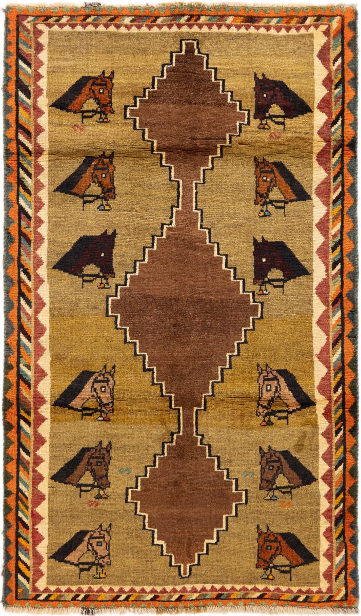 Perserteppich Perser Gabbeh Ghashghai 188x110 188x110, Perserteppich Handgeknüpft