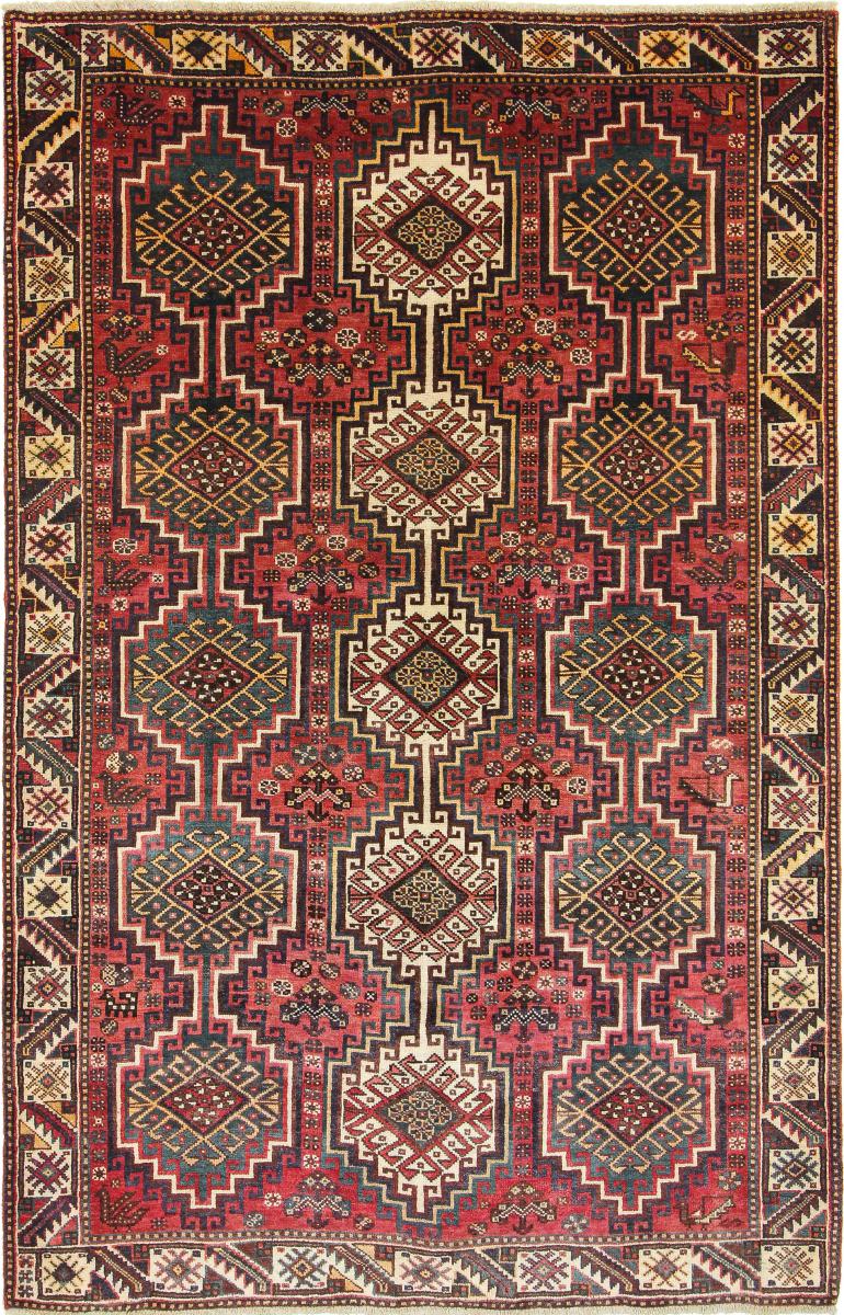 Tapis persan Shiraz 269x175 269x175, Tapis persan Noué à la main