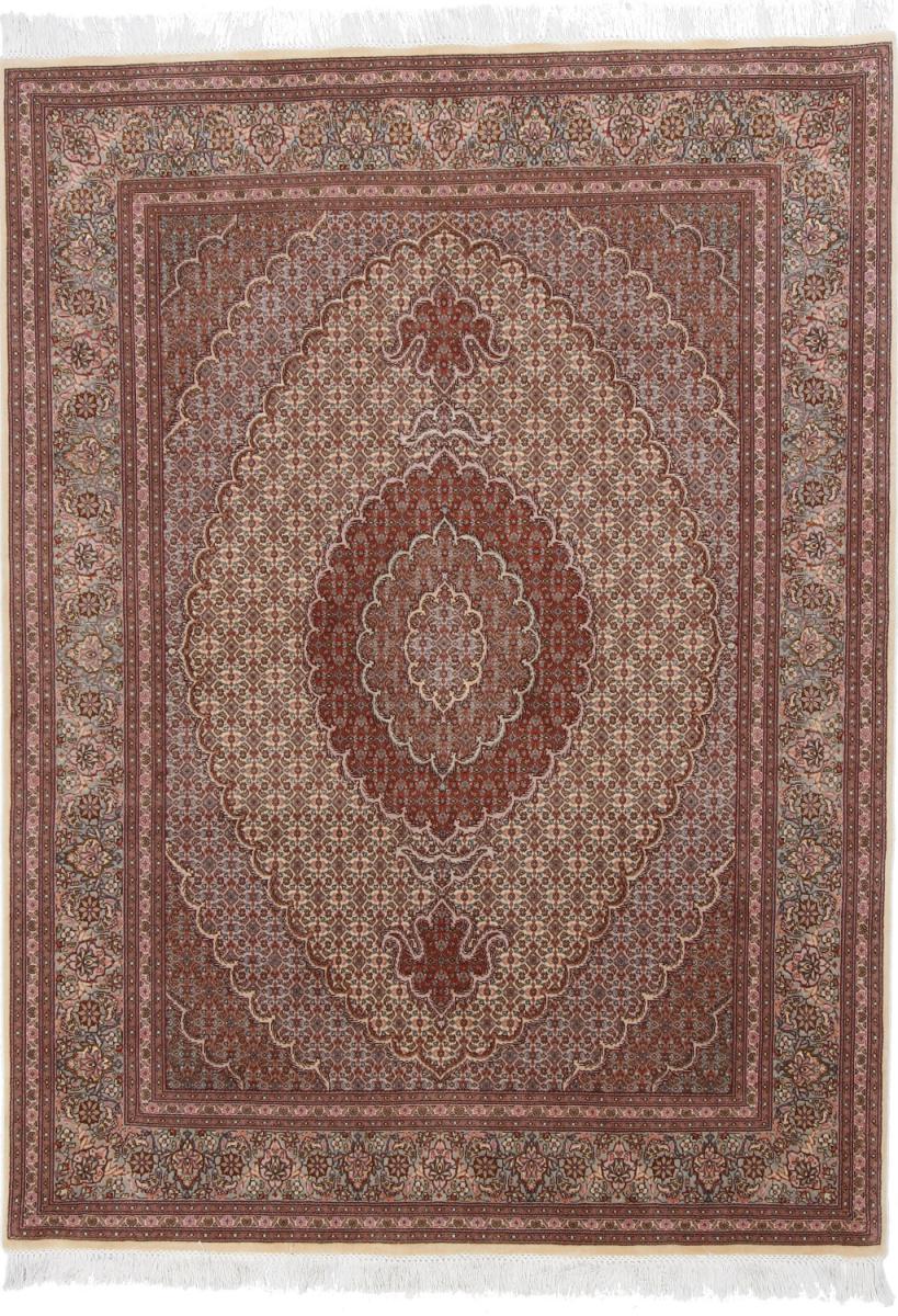 Persian Rug Tabriz Mahi 50Raj 6'10"x5'1" 6'10"x5'1", Persian Rug Knotted by hand