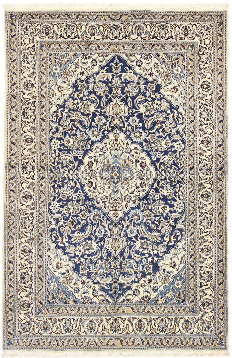 Persian Rug Nain 8'0"x5'3" 8'0"x5'3", Persian Rug Knotted by hand