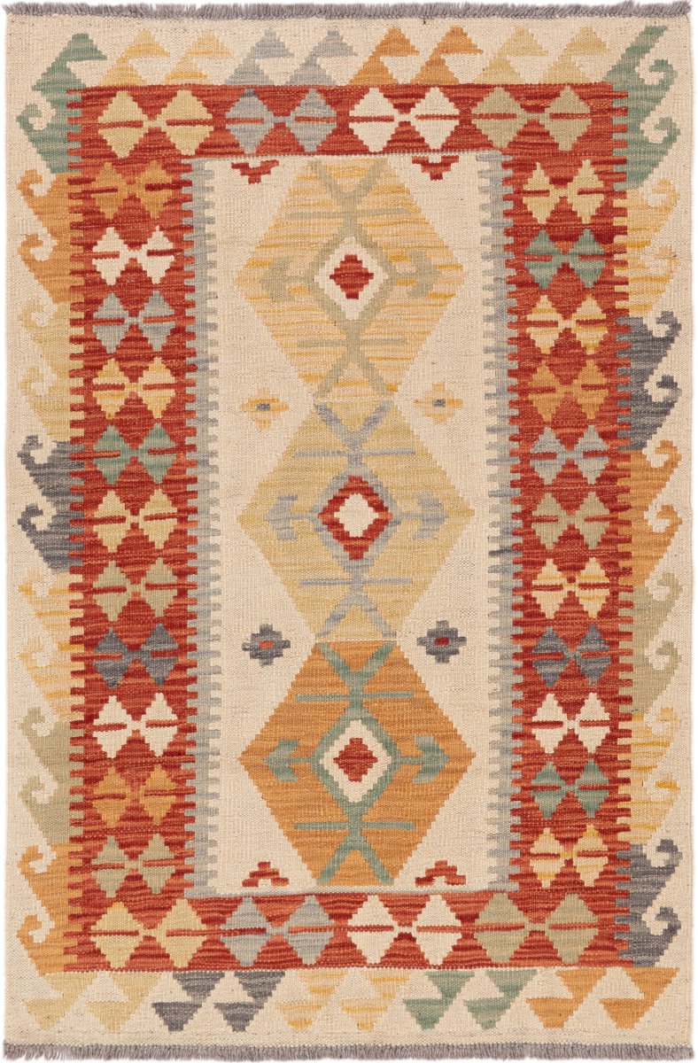 Afgán szőnyeg Kilim Afgán 126x84 126x84, Perzsa szőnyeg Kézzel szőtt
