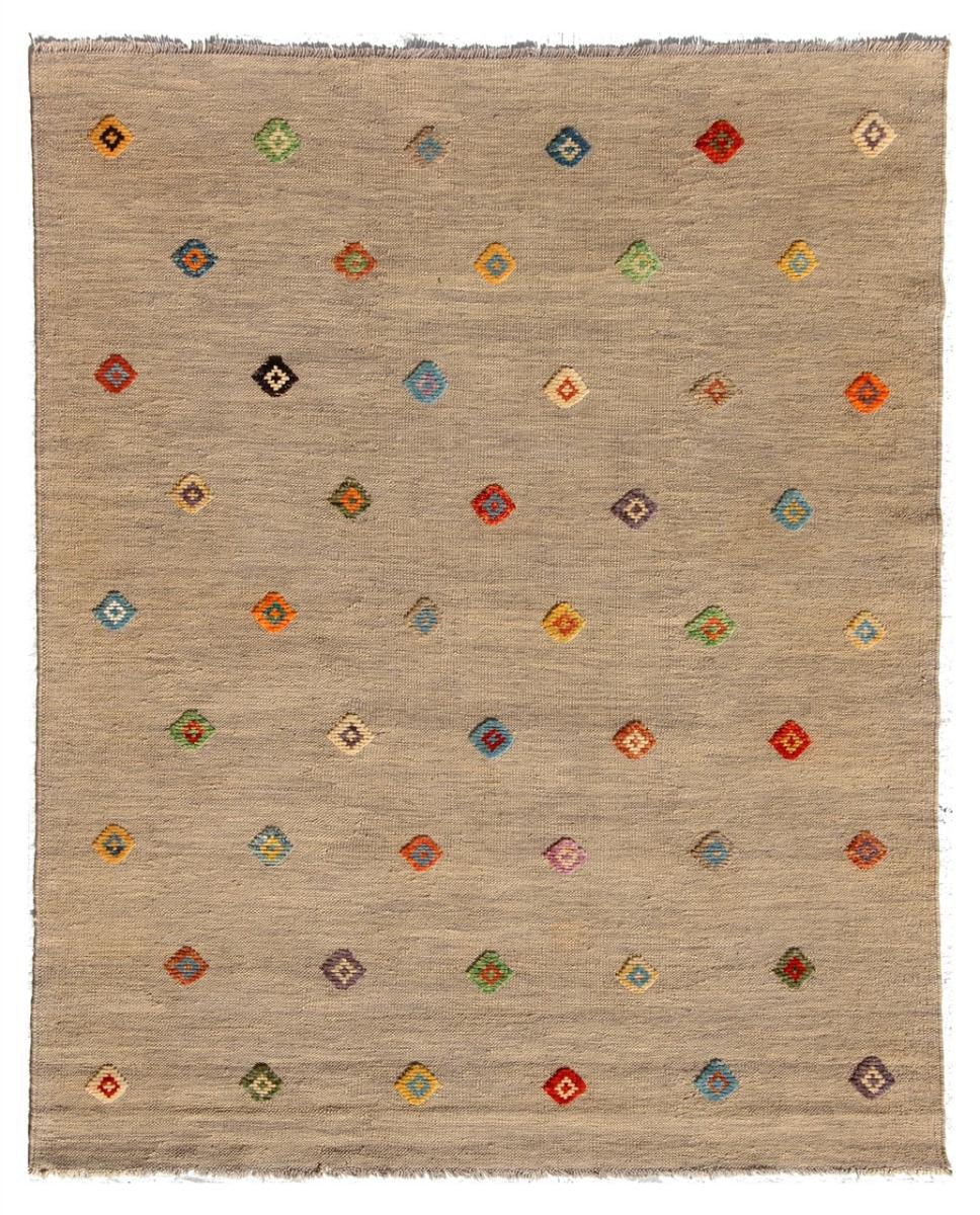 Alfombra afgana Kilim Afghan Nimbaft Edition 195x159 195x159, Alfombra persa Tejido a mano
