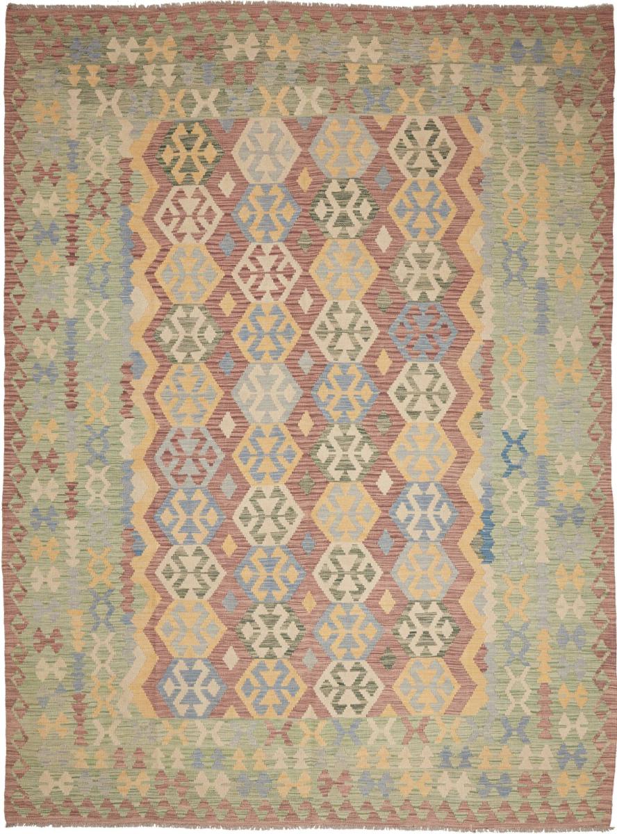 Afghan rug Kilim Afghan 9'6"x7'1" 9'6"x7'1", Persian Rug Woven by hand