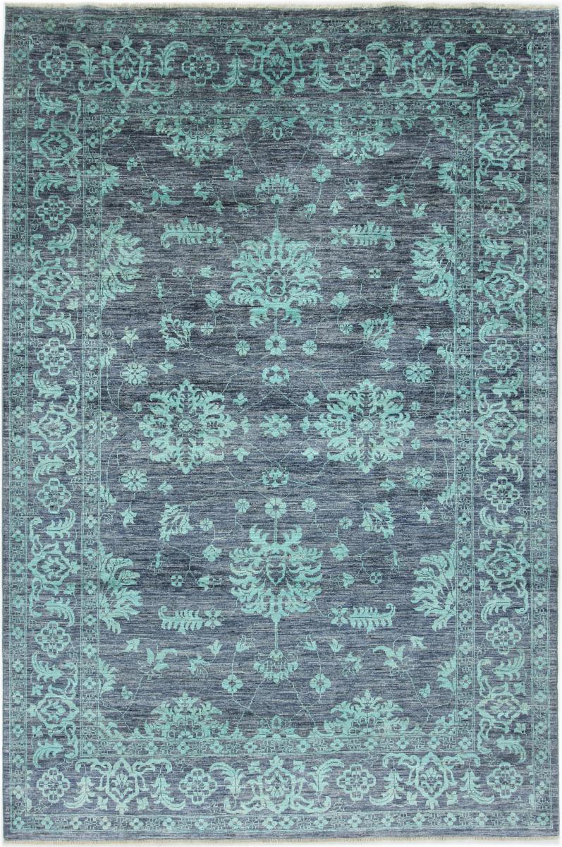 Tapis afghan Colored Ziegler Farahan 301x202 301x202, Tapis persan Noué à la main