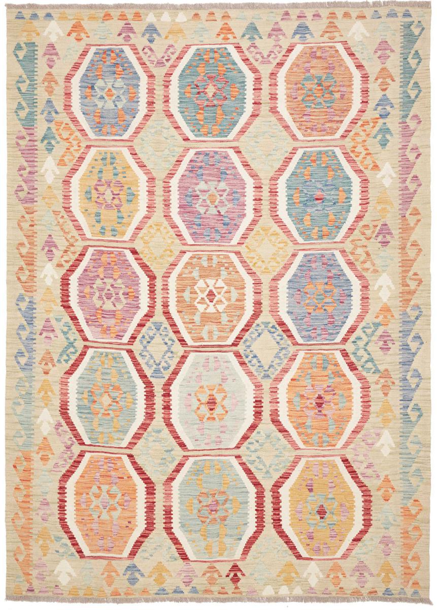 Afghan rug Kilim Afghan 244x178 244x178, Persian Rug Woven by hand