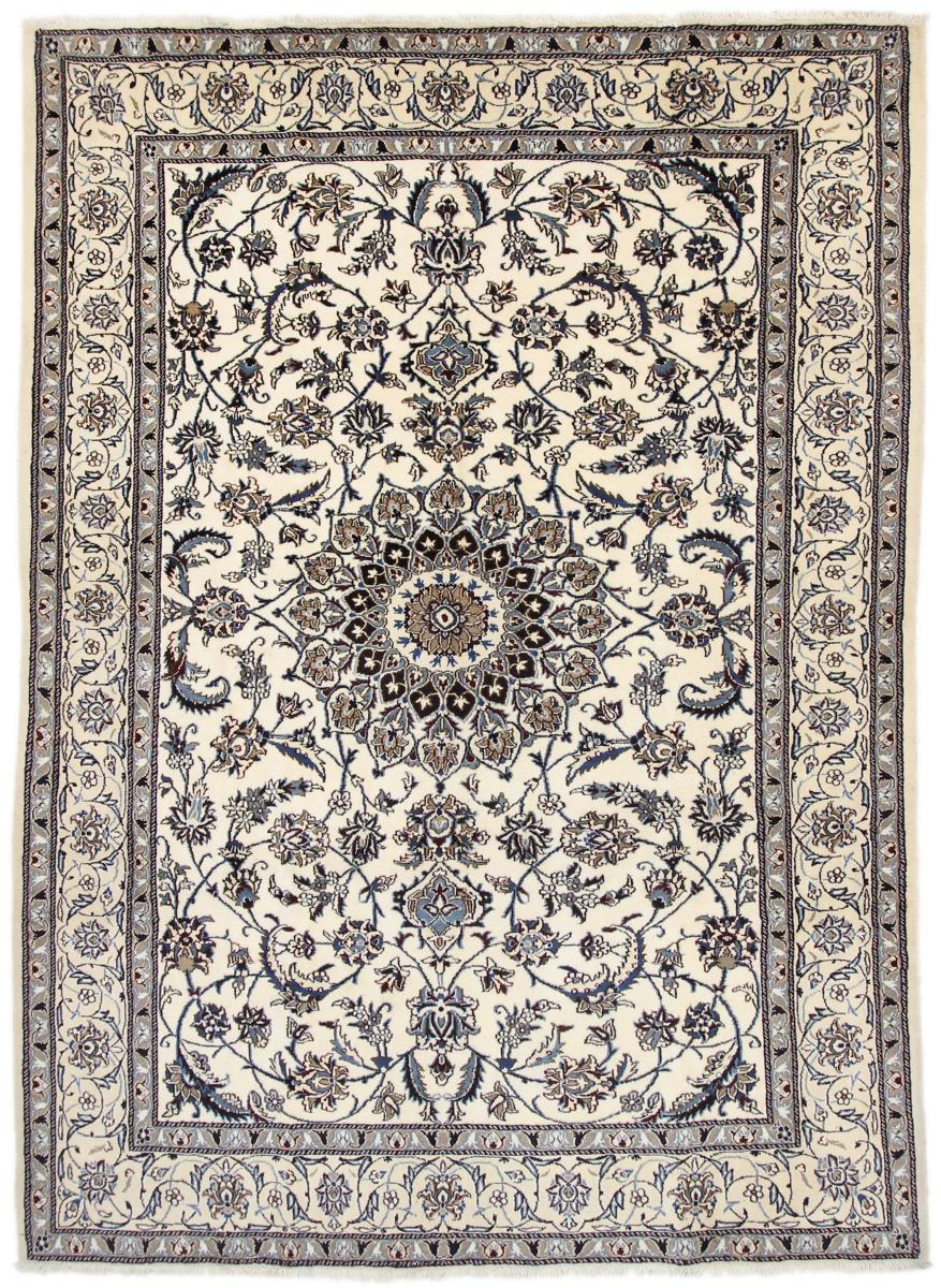 Persisk tæppe Nain 280x193 280x193, Persisk tæppe Knyttet i hånden