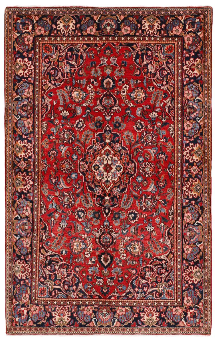 Tapis persan Kashan 204x127 204x127, Tapis persan Noué à la main