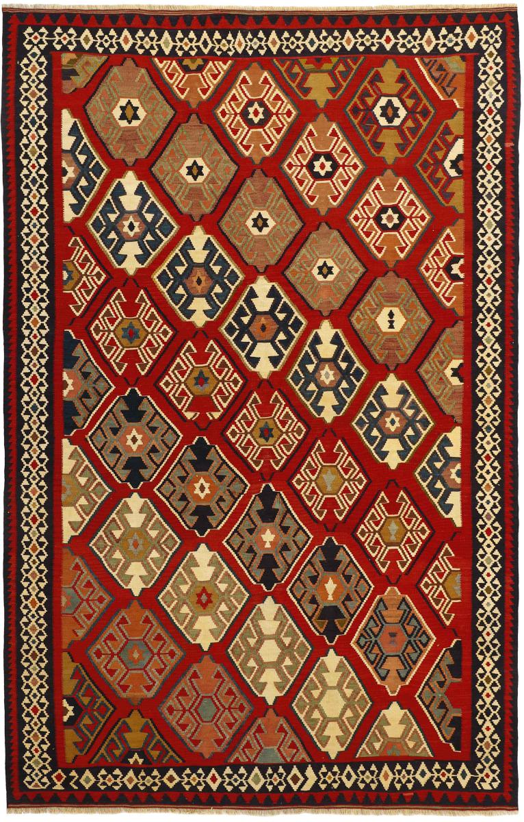 Tapete persa Kilim Fars Heritage 305x185 305x185, Tapete persa Tecido à mão