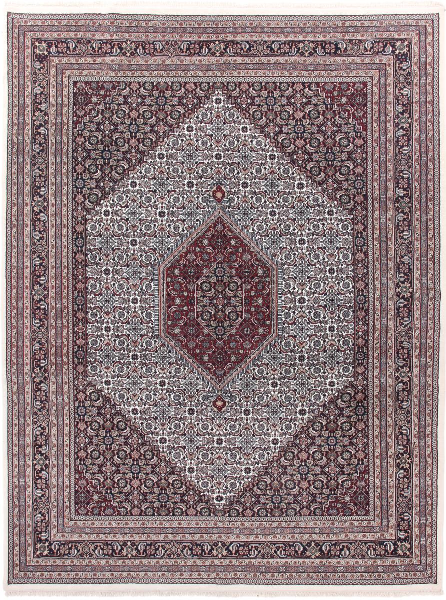 Indo rug Indo Bidjar Herati 372x281 372x281, Persian Rug Knotted by hand