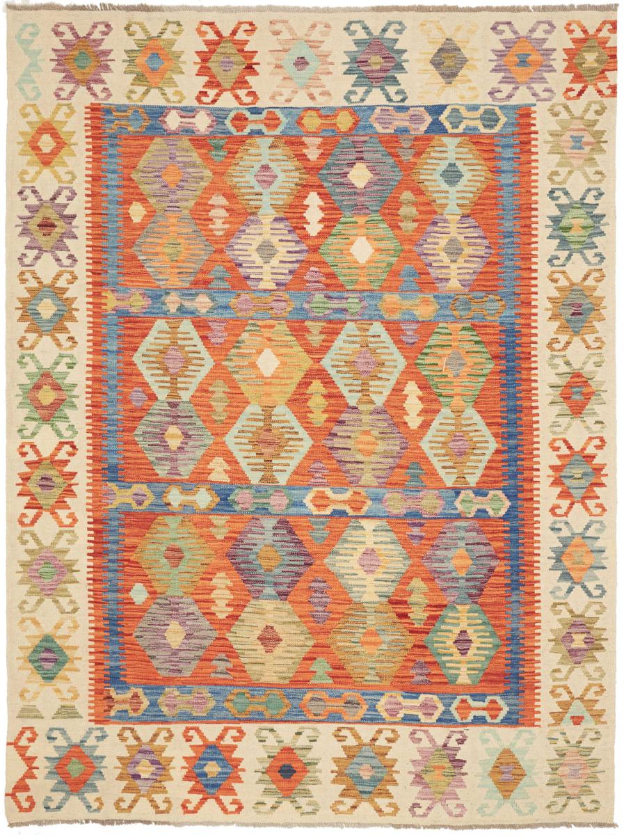 Αφγανικό χαλί Κιλίμ Afghan 242x177 242x177, Περσικό χαλί Χειροποίητη ύφανση