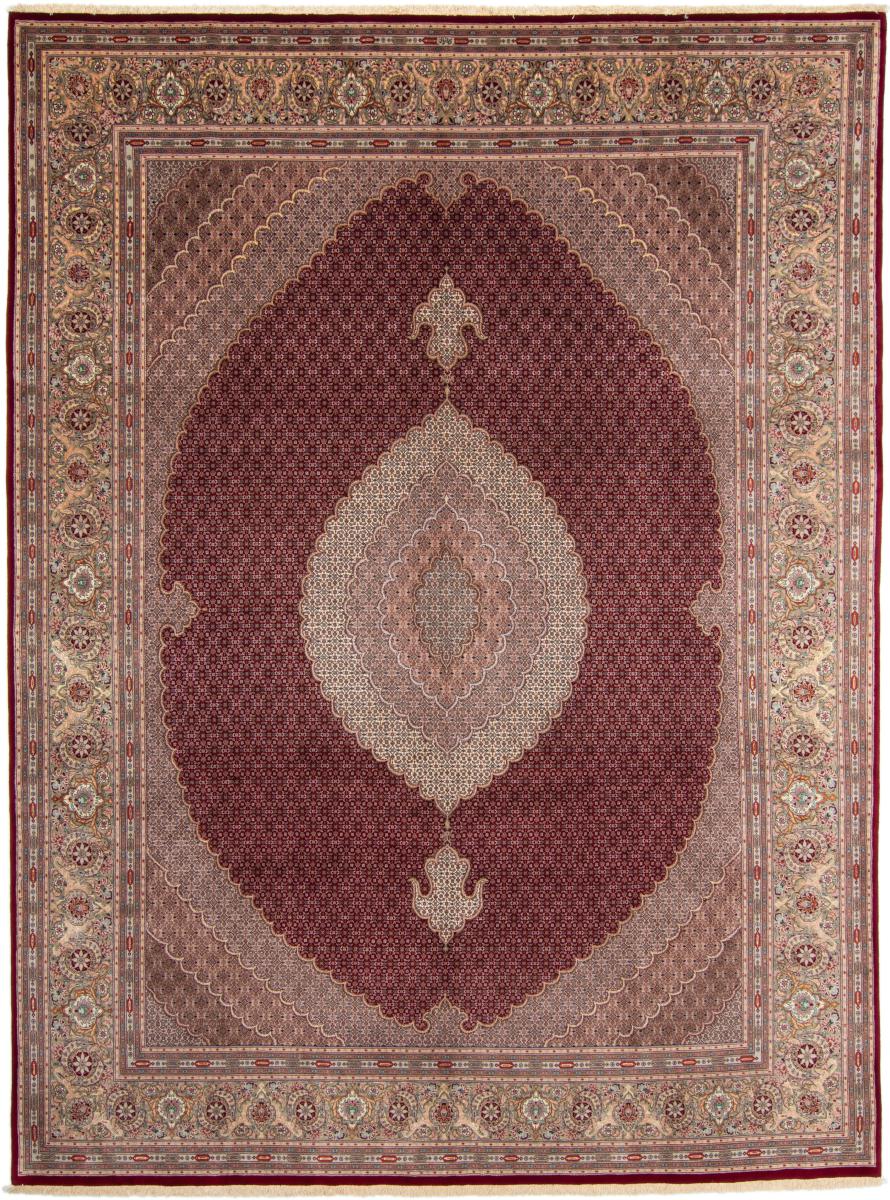 Tapete persa Tabriz 50Raj 13'1"x9'9" 13'1"x9'9", Tapete persa Atado à mão