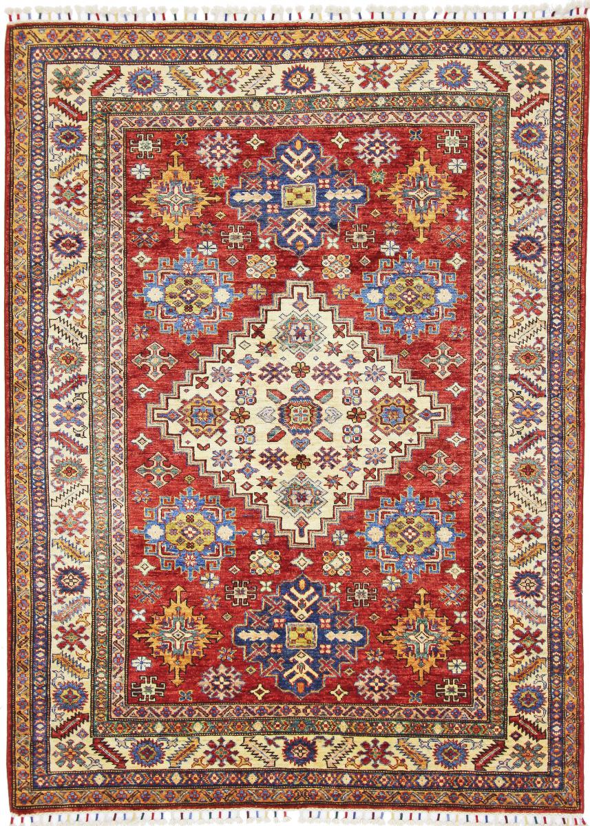 Tapis afghan Super Kazak 204x151 204x151, Tapis persan Noué à la main