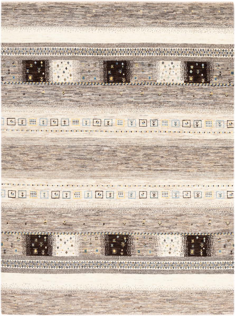 Alfombra persa Persa Gabbeh Loribaft Natura 204x152 204x152, Alfombra persa Hecho a mano