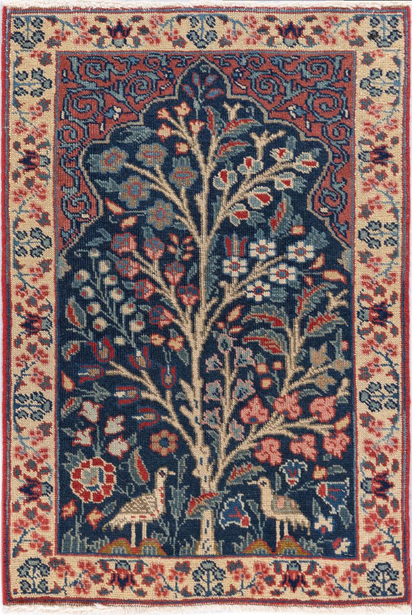 Persisk tæppe Isfahan Khoy Gamle 75x52 75x52, Persisk tæppe Knyttet i hånden