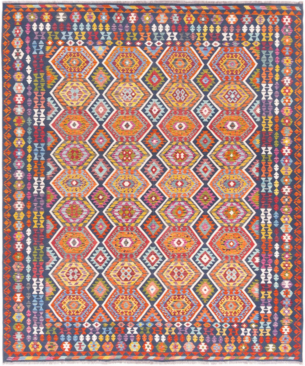 Afghanischer Teppich Kelim Afghan 398x310 398x310, Perserteppich Handgewebt