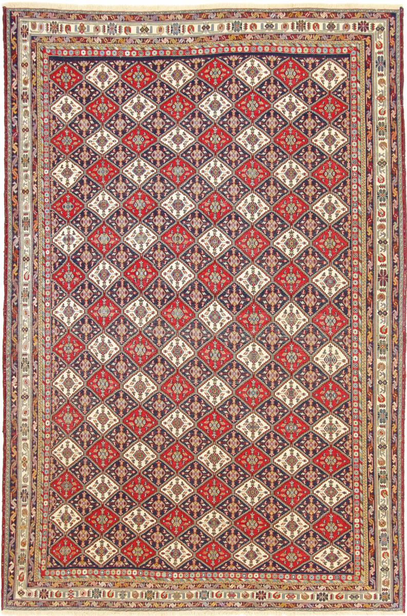 Tapete persa Kilim Sirjan 290x192 290x192, Tapete persa Tecido à mão