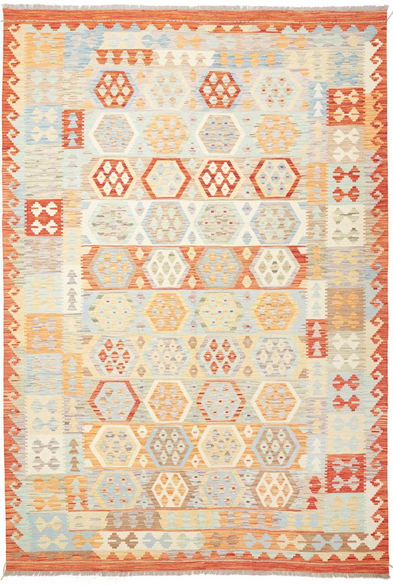 Afghanska mattan Kilim  Afghan 301x207 301x207, Persisk matta handvävd 