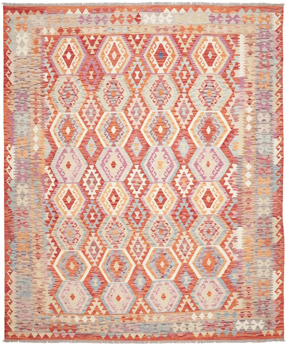 Dywan afgański Kilim Afghan 303x256 303x256, Dywan perski Ręcznie tkane