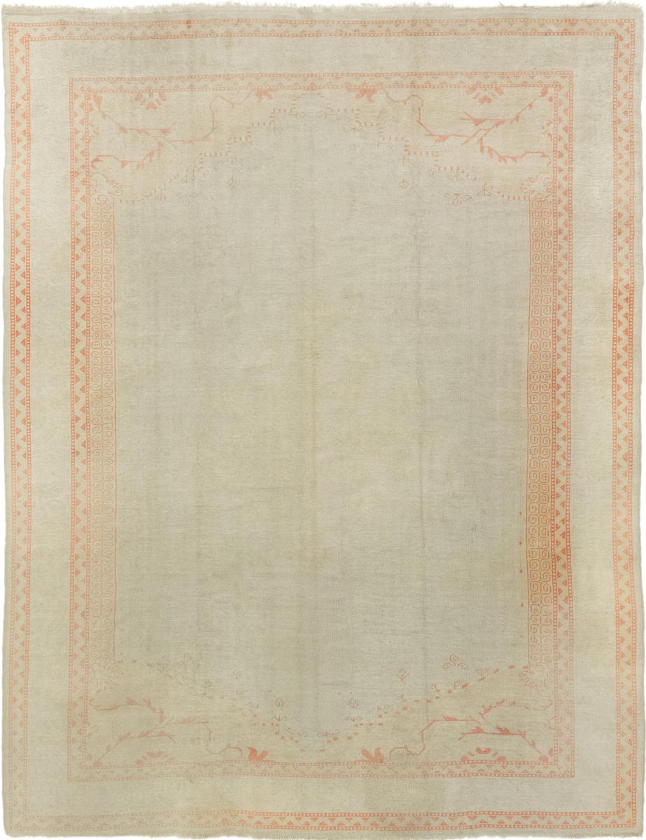  Oushak Antiguo 379x288 379x288, Alfombra persa Anudado a mano